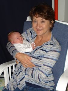 Theo and his grandma.