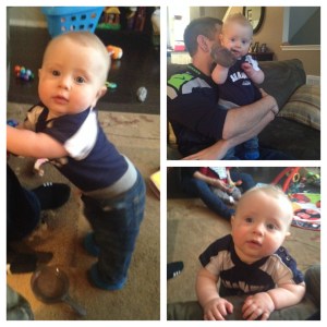 Watching the Seahawks beat the Saints!