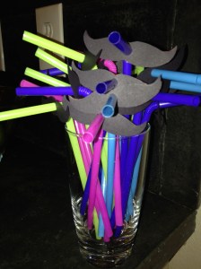 Mustache straws.