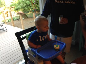 Blew out his own candle this year!